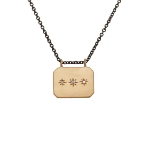 Starry Sky Rectangle Necklace