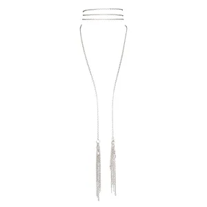 Sterling Tassel Wrap Necklace