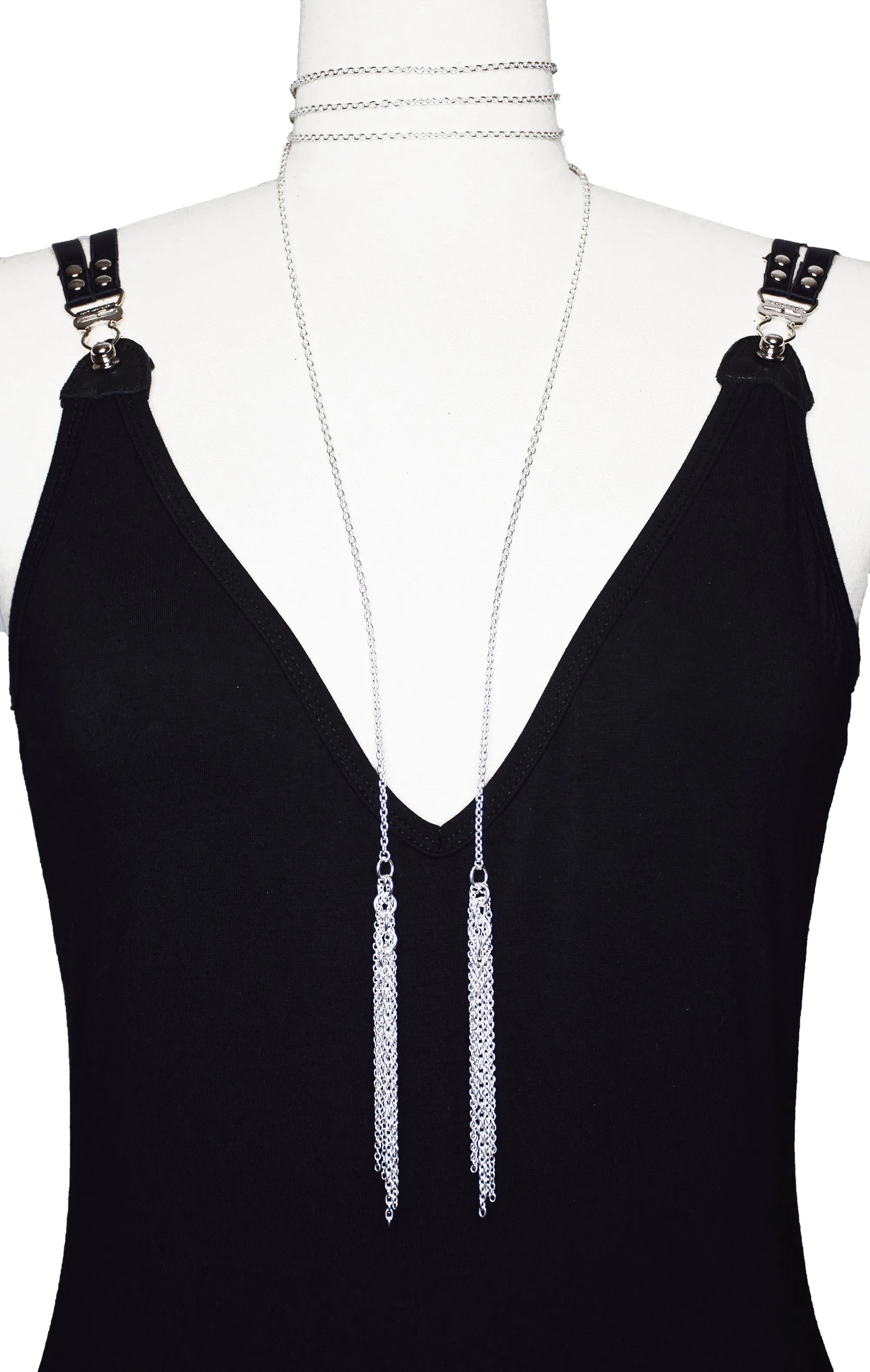 Sterling Tassel Wrap Necklace