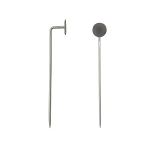 Stick Pin - Bent (with 5mm disc)