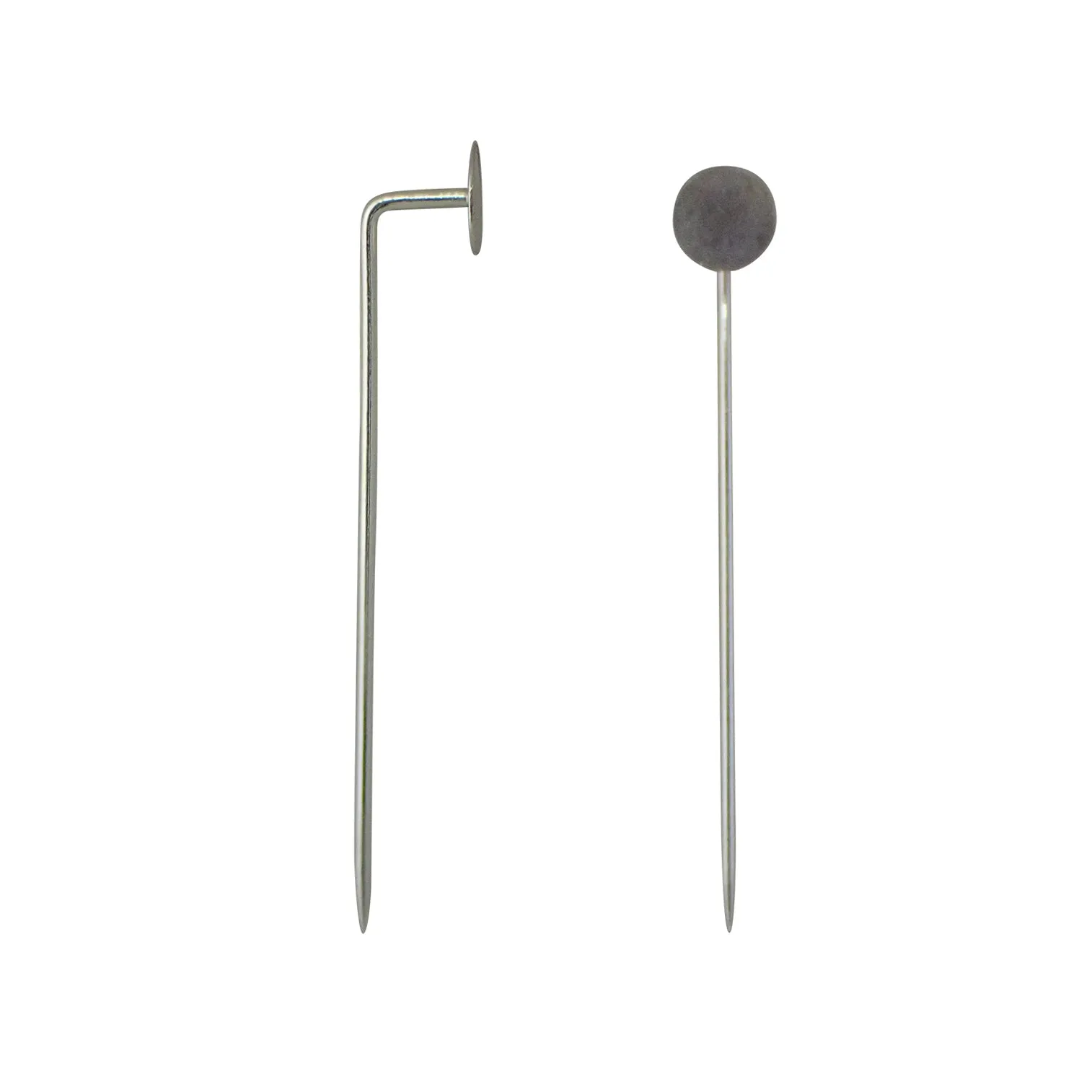 Stick Pin - Bent (with 5mm disc)