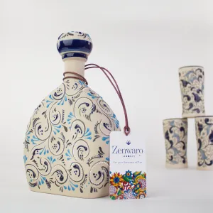 Stoneware Decanter Gota | Azules Pattern