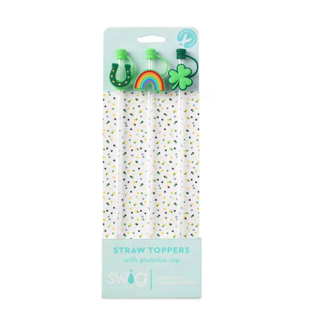 Straw Topper Set - St. Patrick’s Day