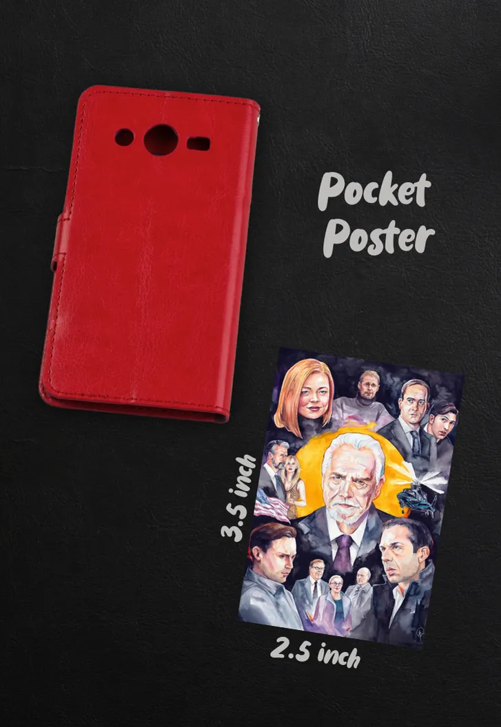 SUCCESSION Art Collage Poster