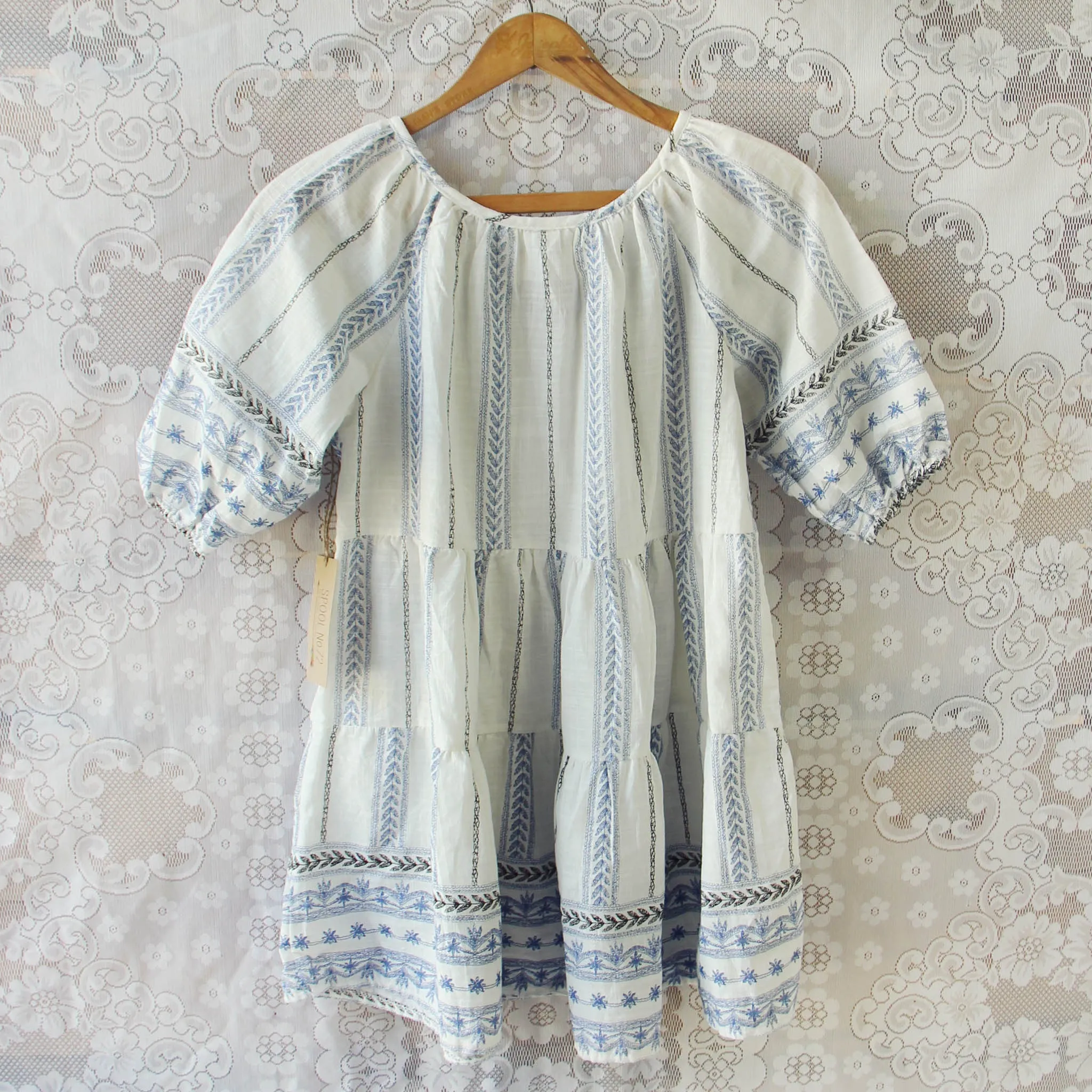 Summer Juniper Blouse in Sky (wholesale)