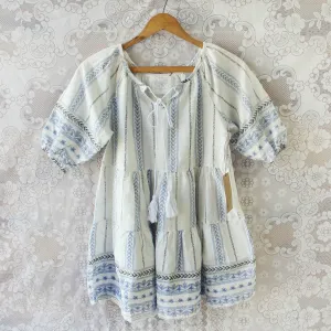 Summer Juniper Blouse in Sky (wholesale)