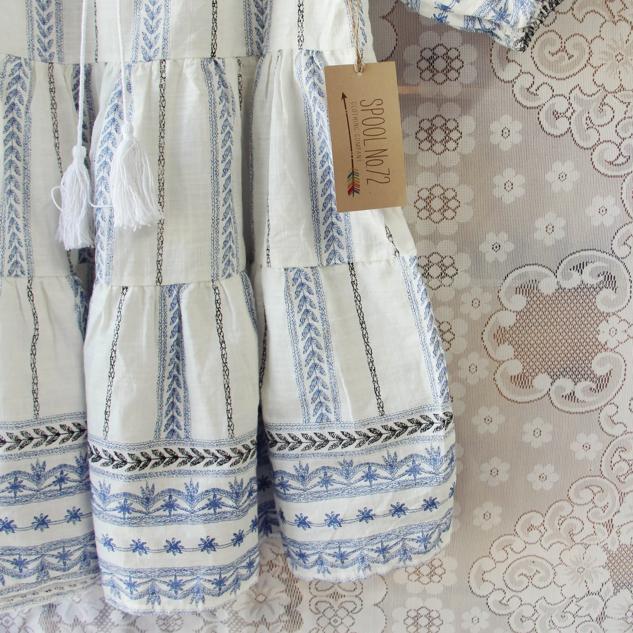 Summer Juniper Blouse in Sky (wholesale)