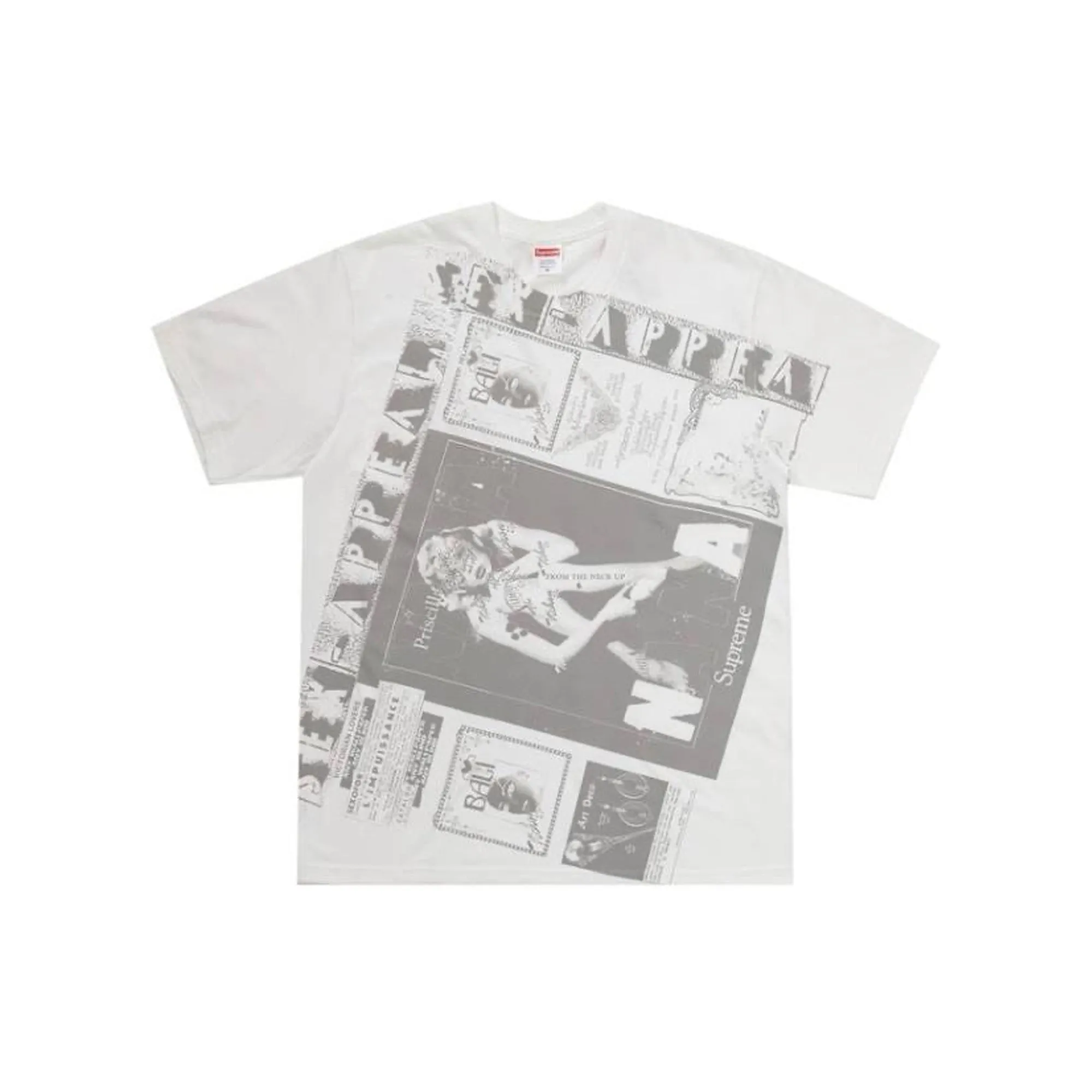 Supreme Collage Tee 'White' (2024)