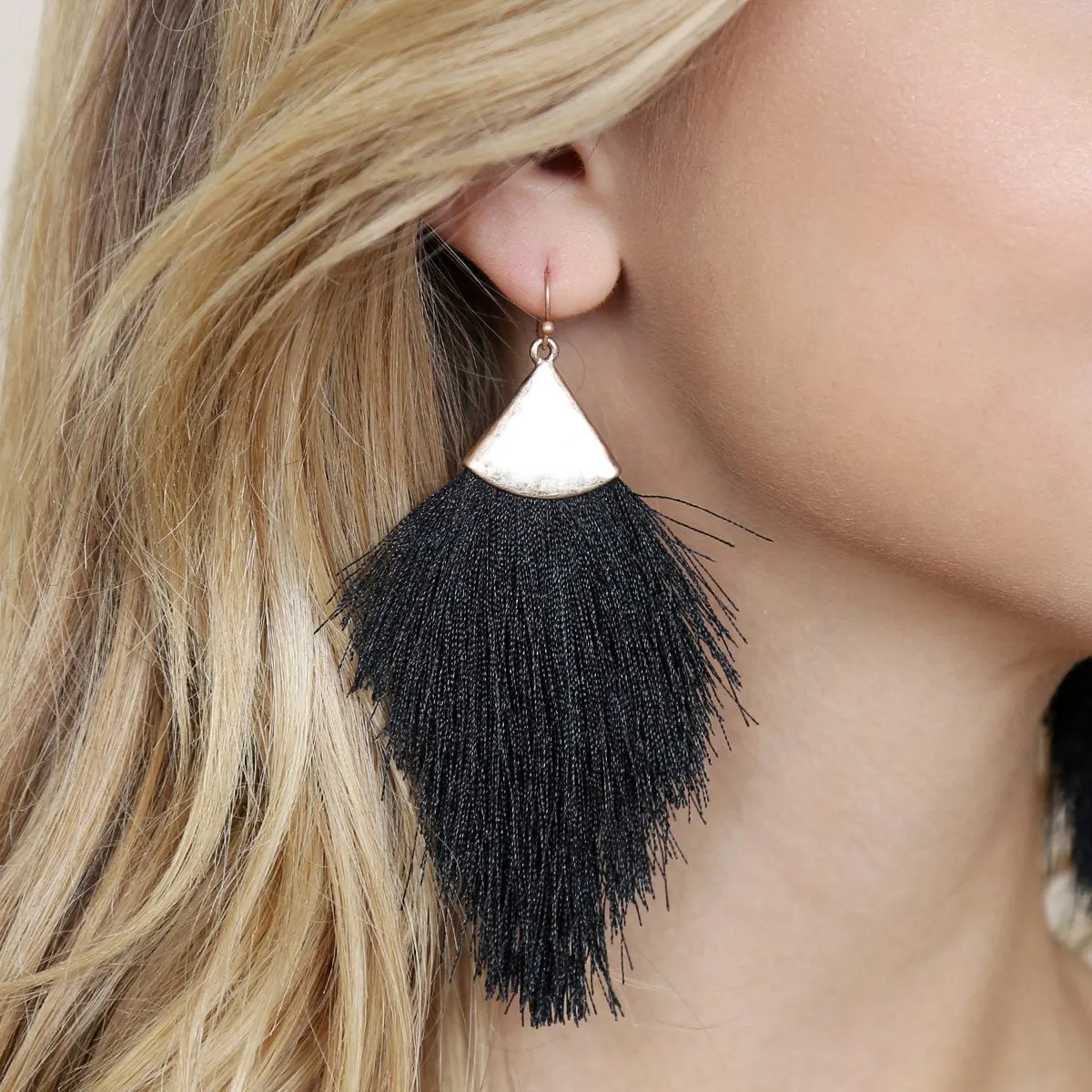 Tassel Drop Earrings- 10 Colors