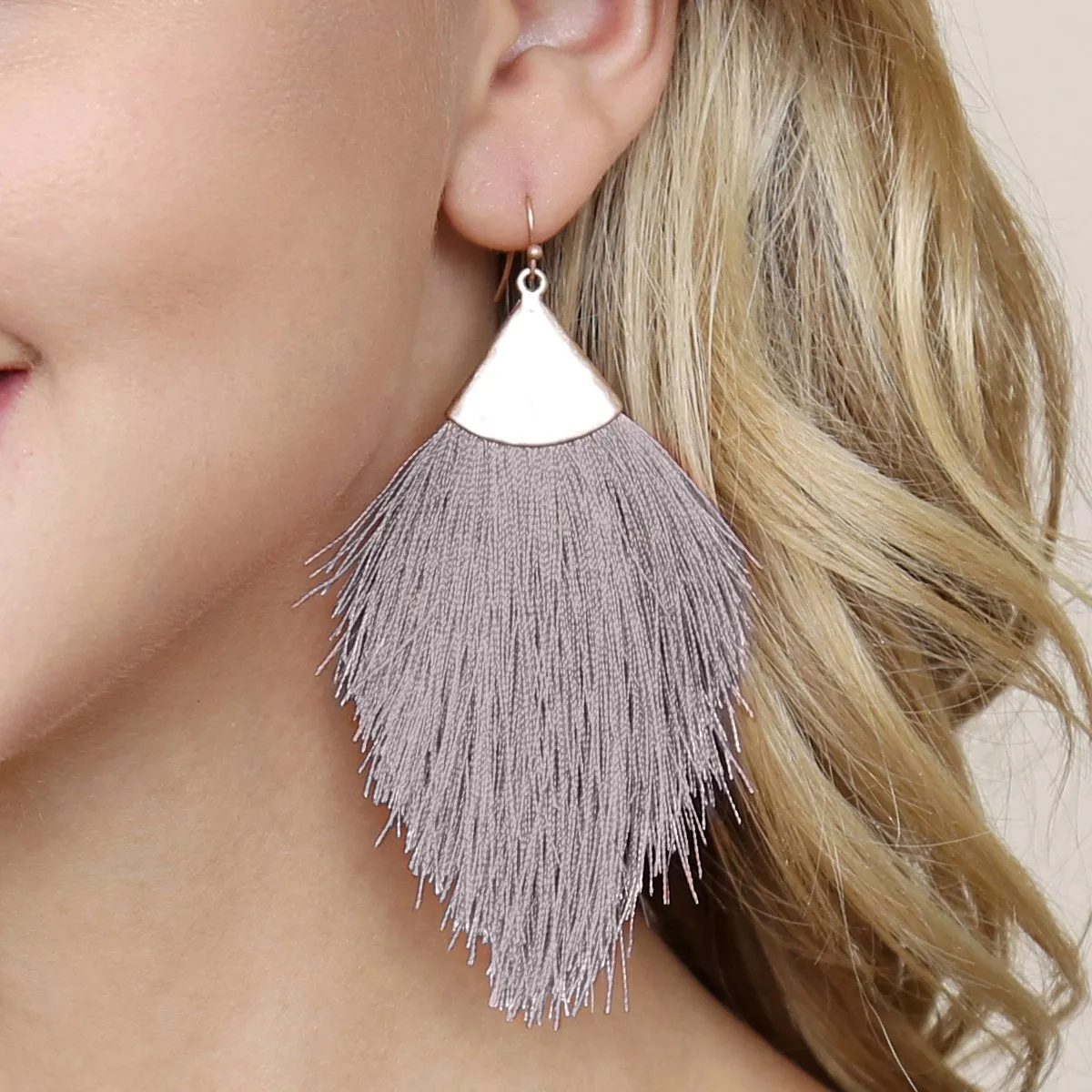 Tassel Drop Earrings- 10 Colors
