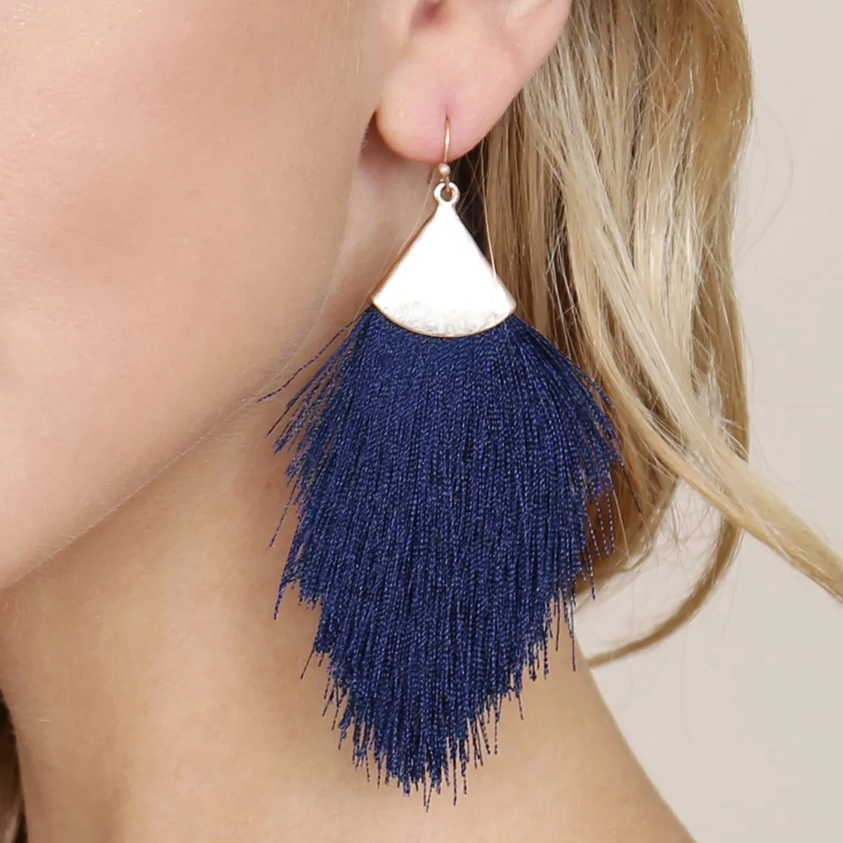 Tassel Drop Earrings- 10 Colors