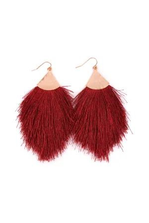 Tassel Drop Earrings- 10 Colors