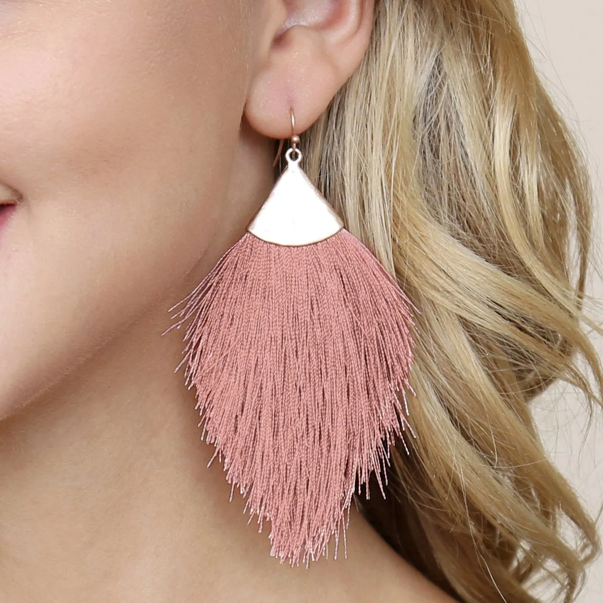 Tassel Drop Earrings- 10 Colors