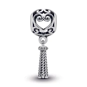 Tassel silver dangle