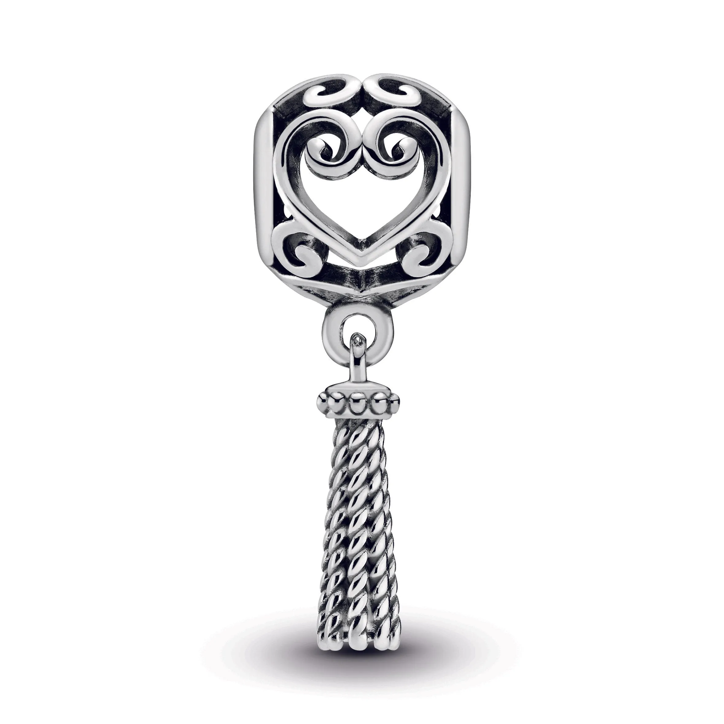 Tassel silver dangle