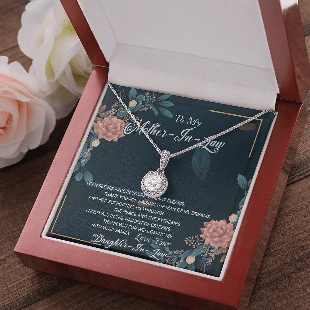 Thank you for welcoming me-Eternal Hope Necklace for Mother In Law