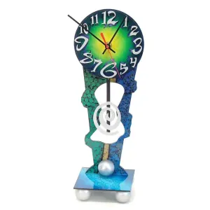 The Blue Table, Desk & Shelf Clock by David Scherer