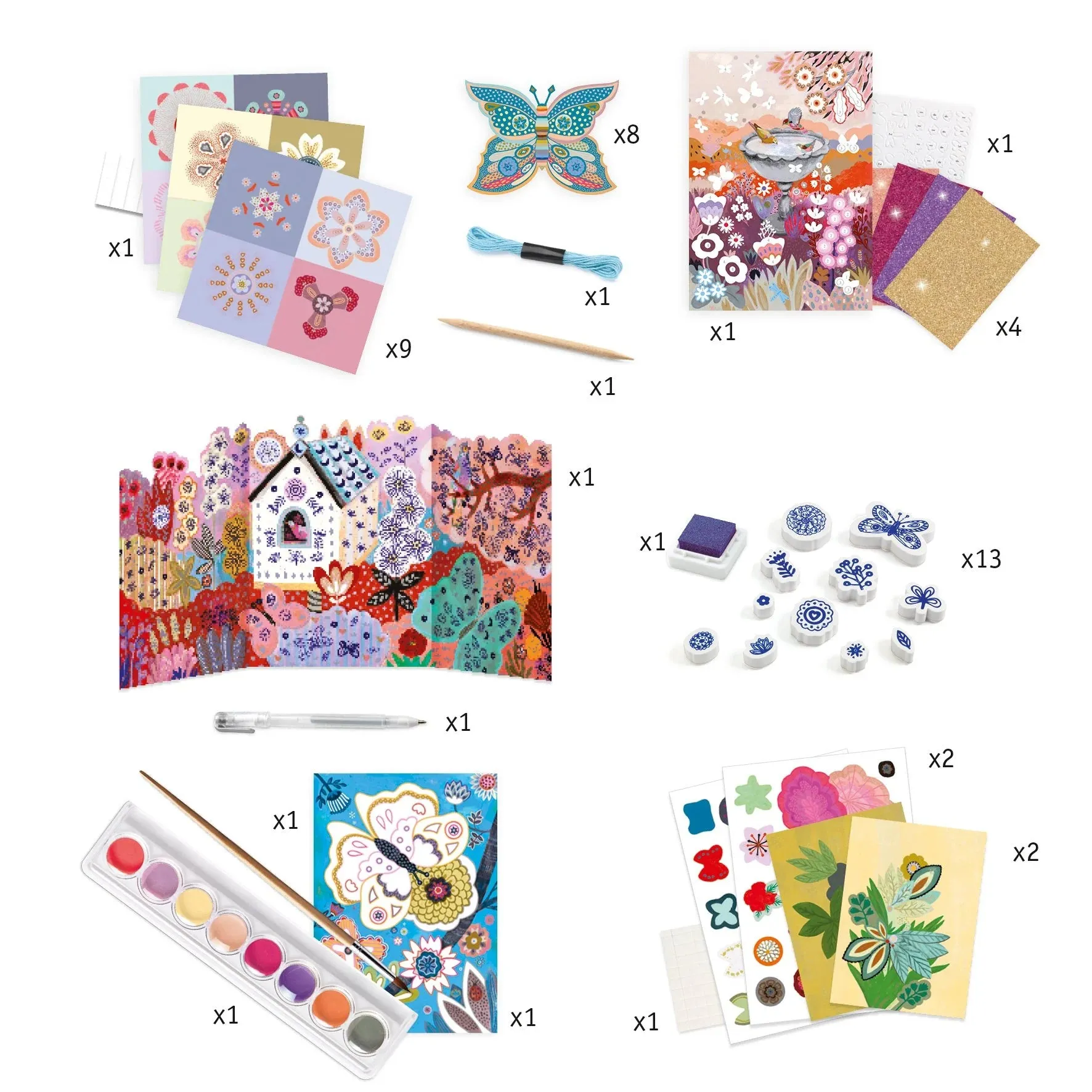 The Flower Garden Multi-Activity Craft Kit