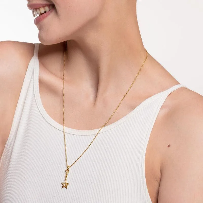 Thomas Sabo Charm pendant star stones gold