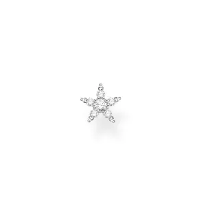 Thomas Sabo Sterling Silver Zirconia Star Single Stud Earring