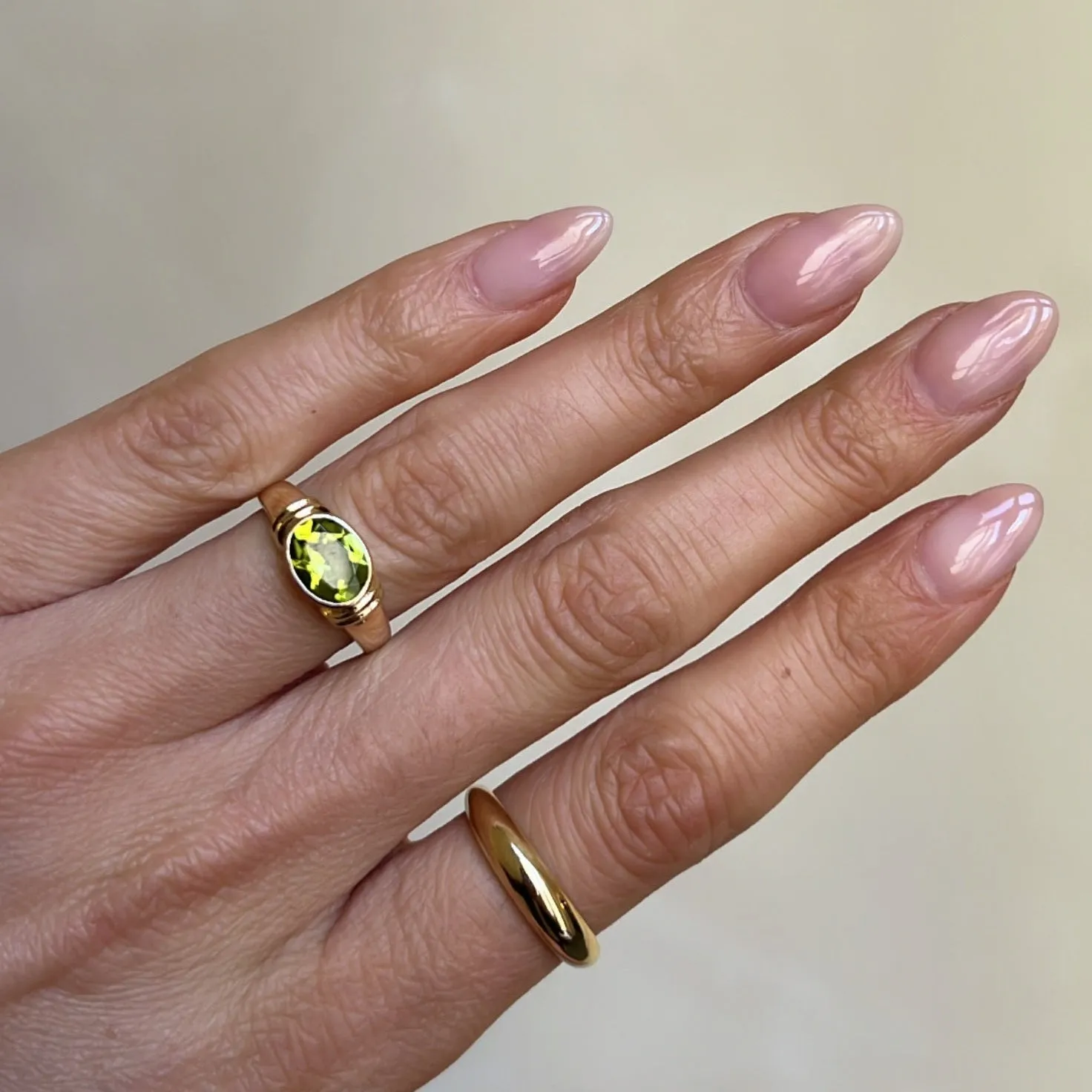Unique Peridot Ring