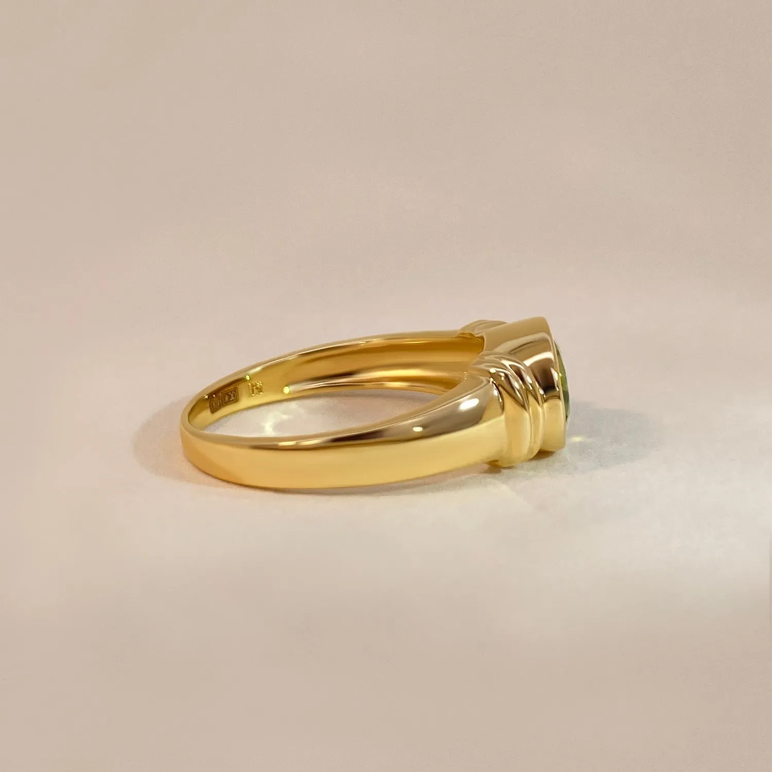 Unique Peridot Ring