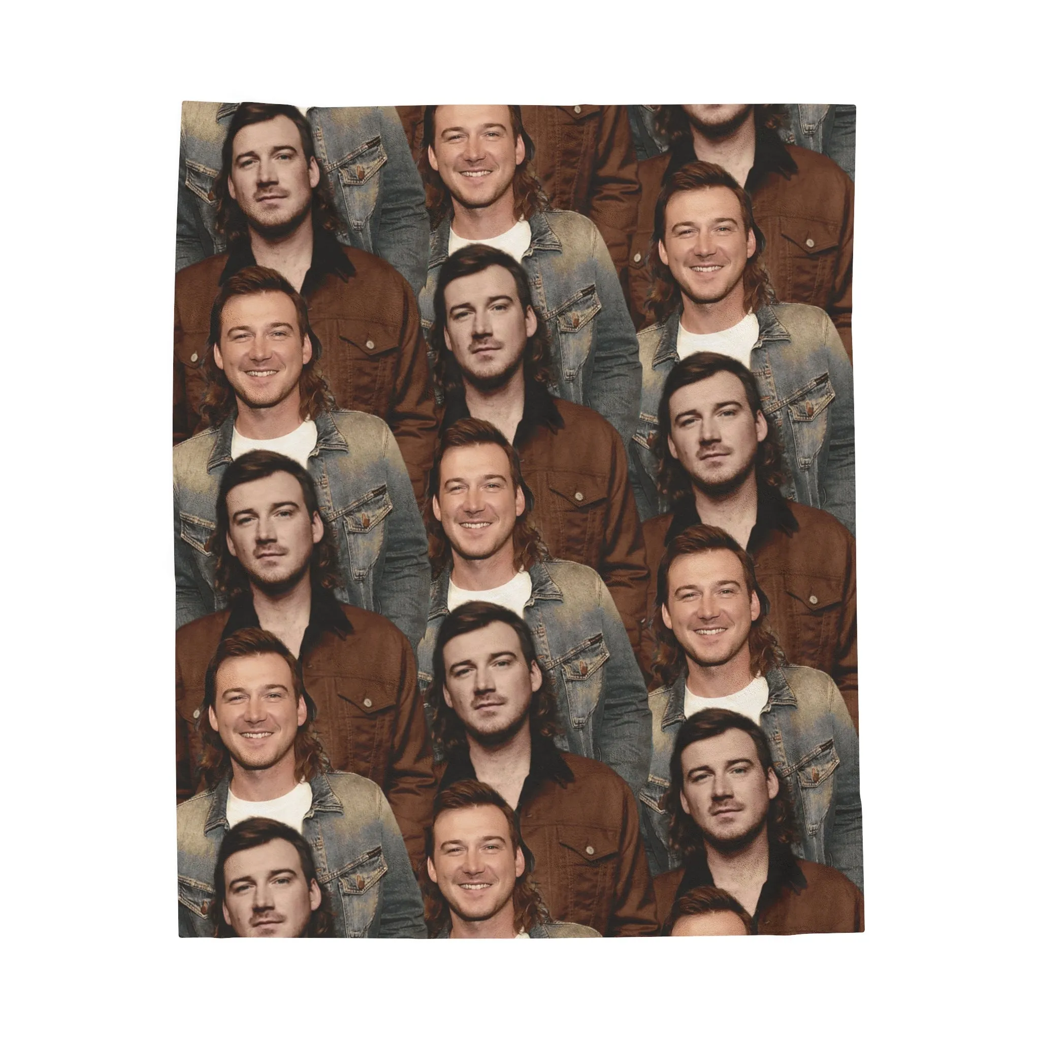 Velveteen Plush Blanket - Wallen Collage
