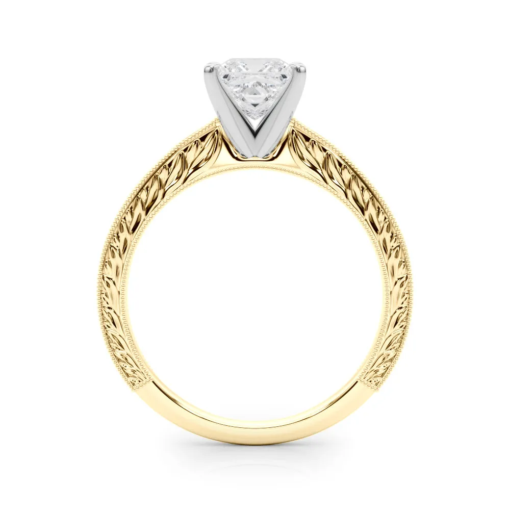 Victoria Princess Diamond Solitaire Engagement Ring