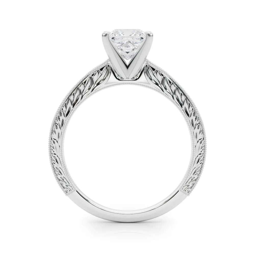 Victoria Princess Diamond Solitaire Engagement Ring