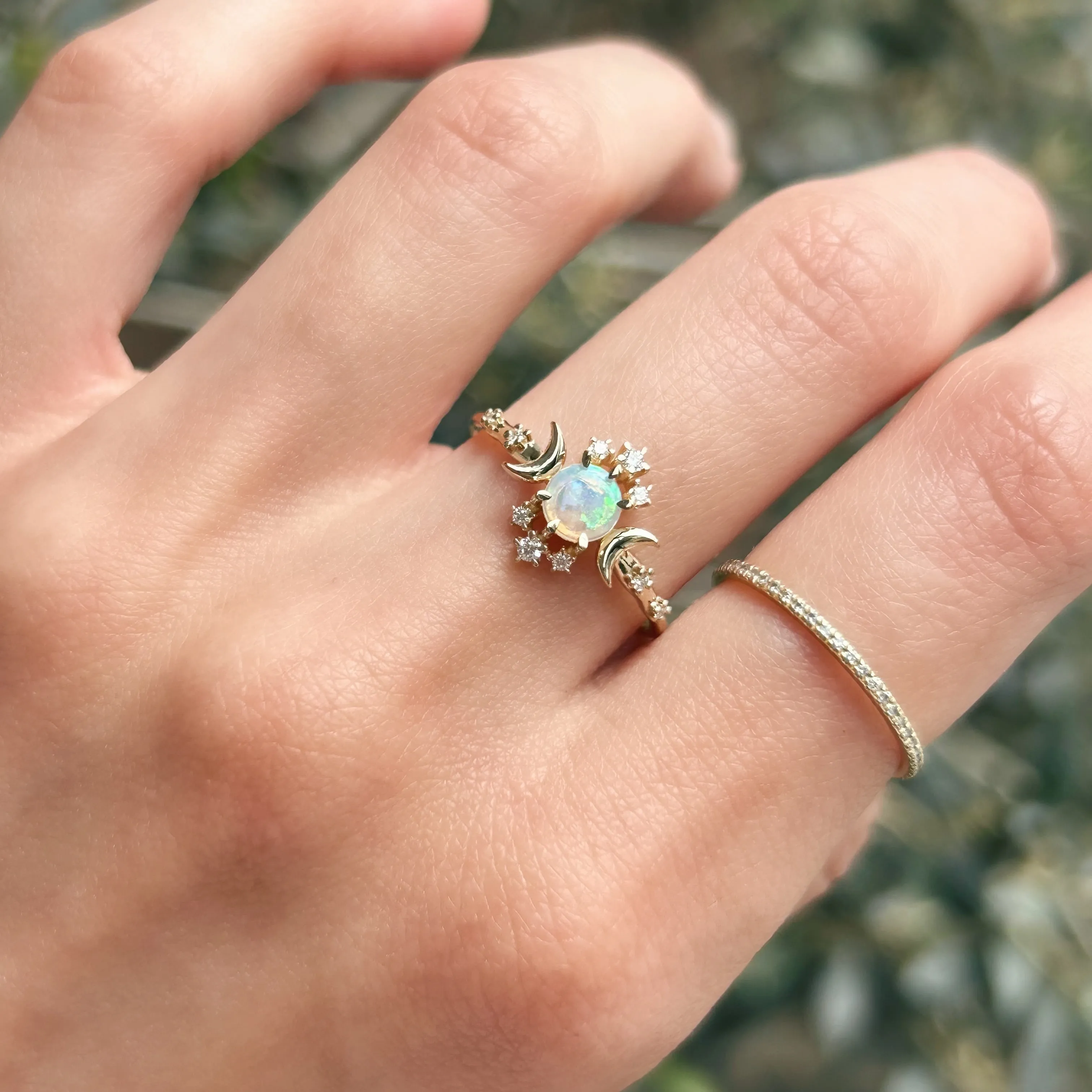Wandering Star Ring in Opal (Final Sale)