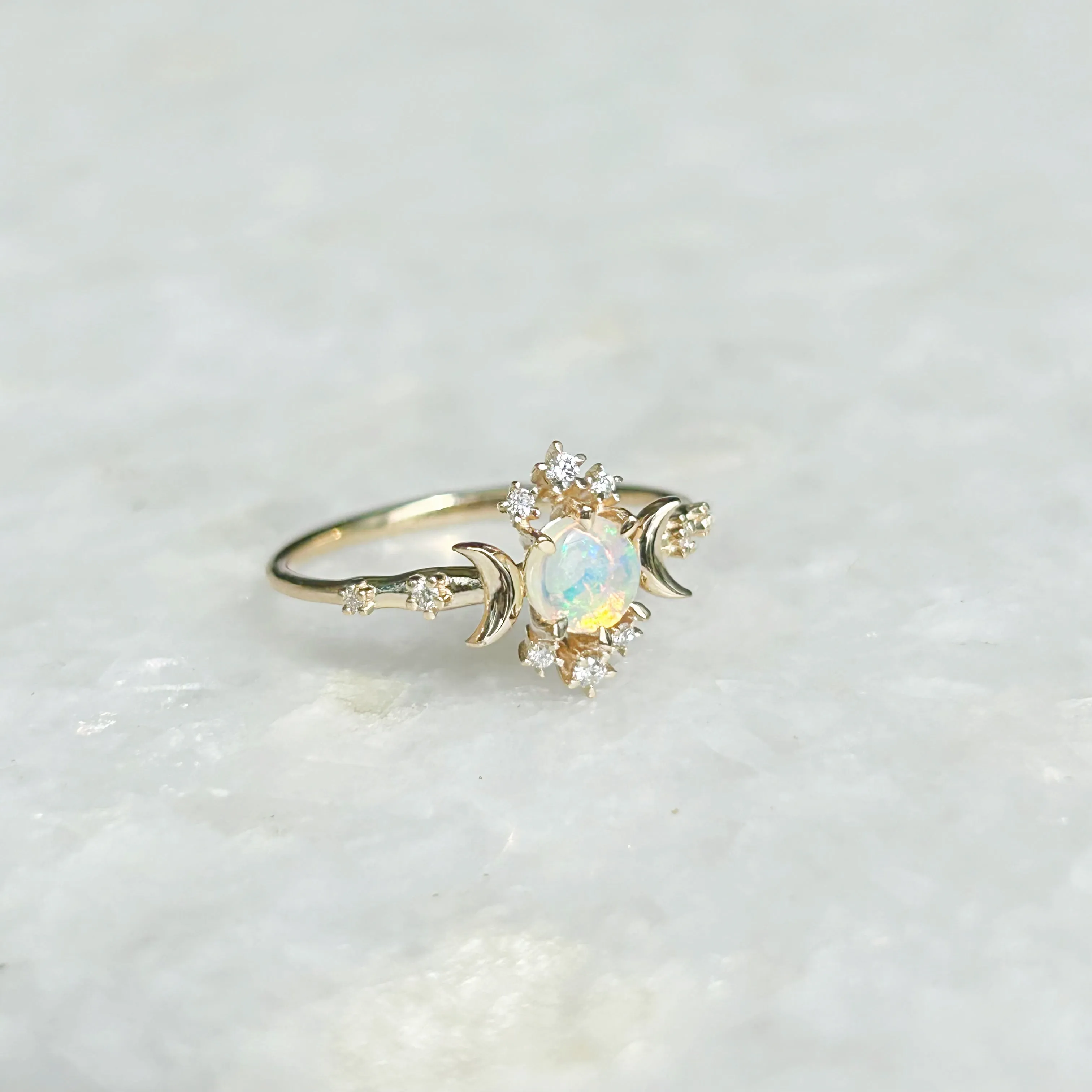 Wandering Star Ring in Opal (Final Sale)