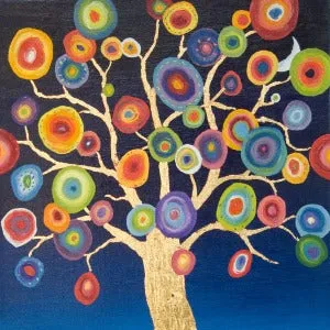Wellness through Art: Kandinsky Trees Collage/Painting (March 20) 6:30-7:45pm