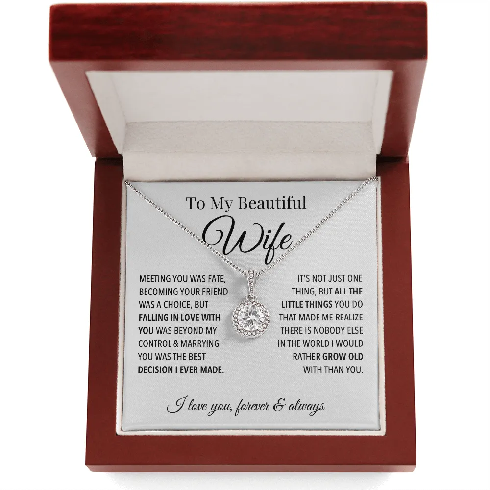 Wife Eternal Love Valentine's Necklace