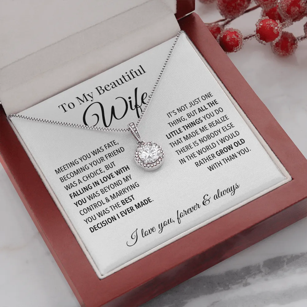 Wife Eternal Love Valentine's Necklace