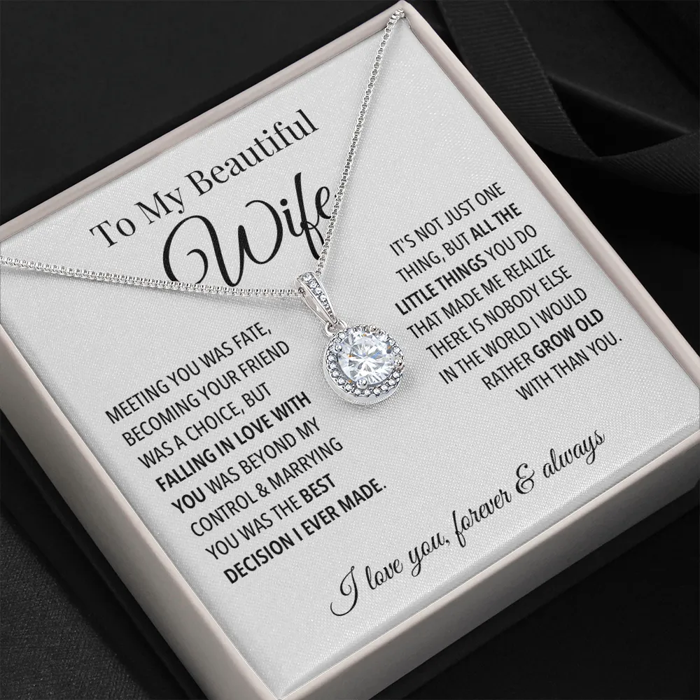 Wife Eternal Love Valentine's Necklace