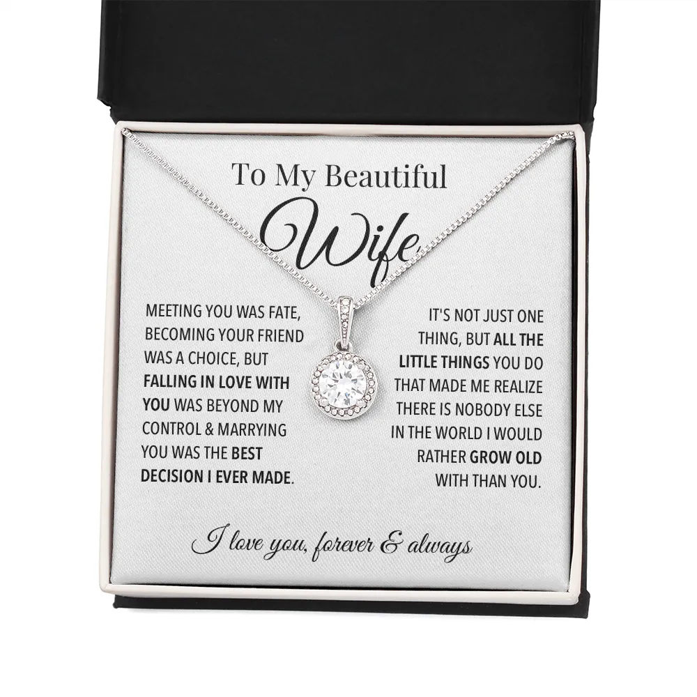 Wife Eternal Love Valentine's Necklace