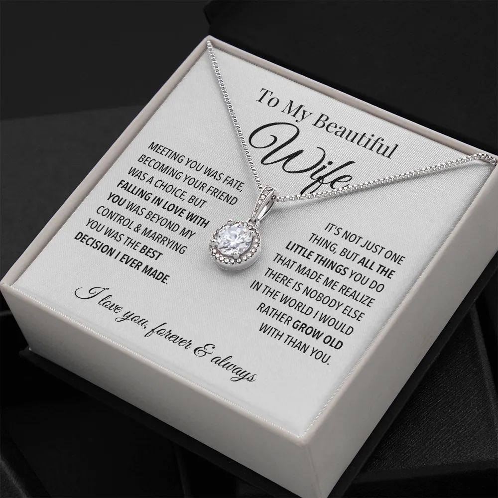 Wife Eternal Love Valentine's Necklace