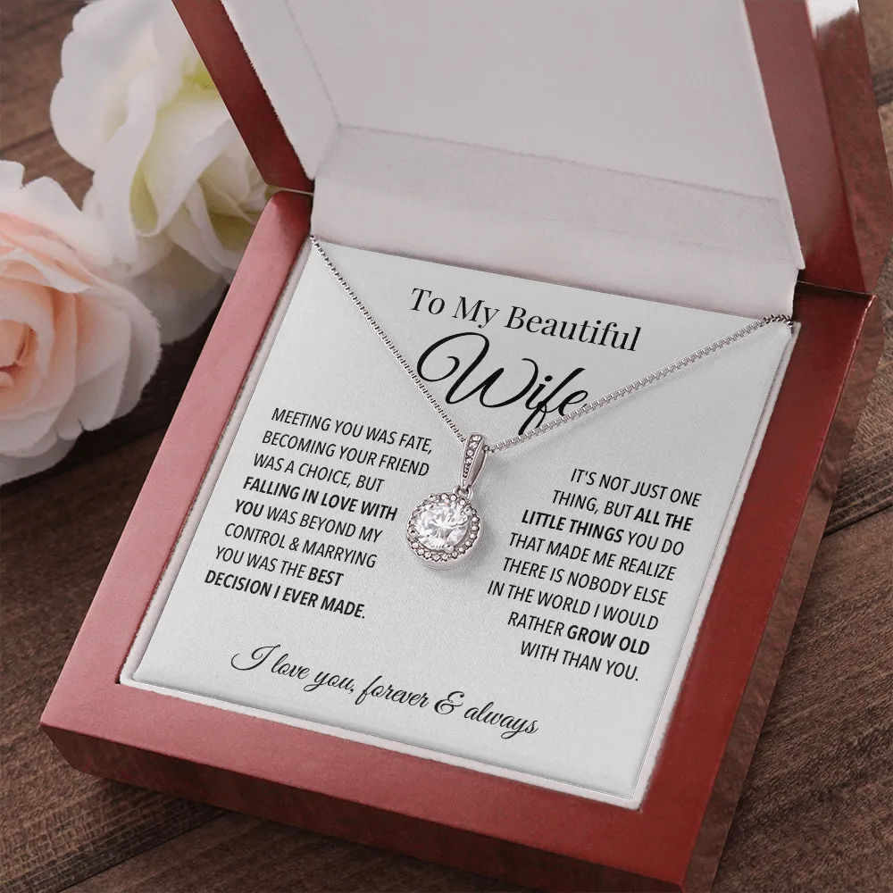 Wife Eternal Love Valentine's Necklace