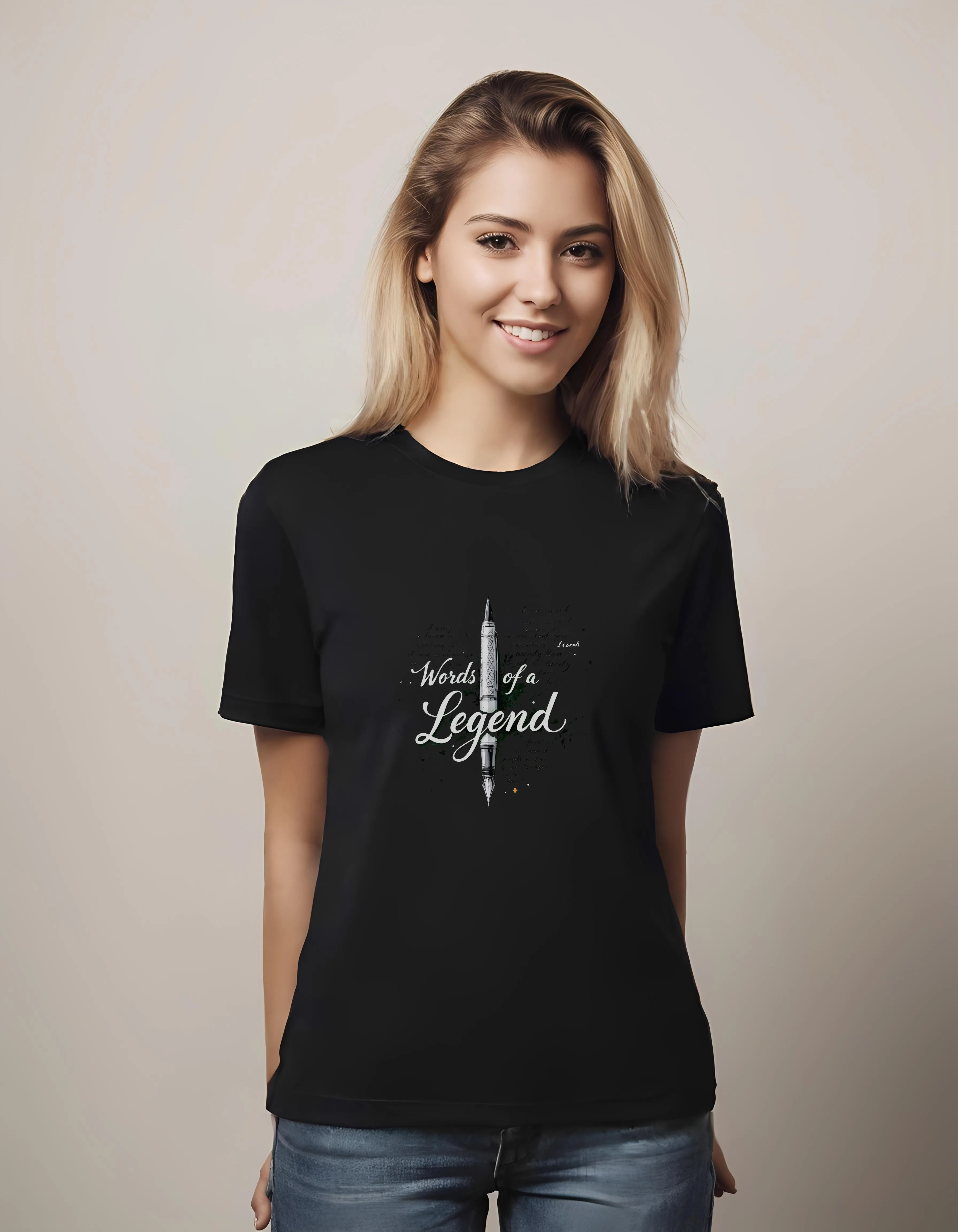 Words of a Legend Pen Illustration | Classic T-Shirt (Unisex)