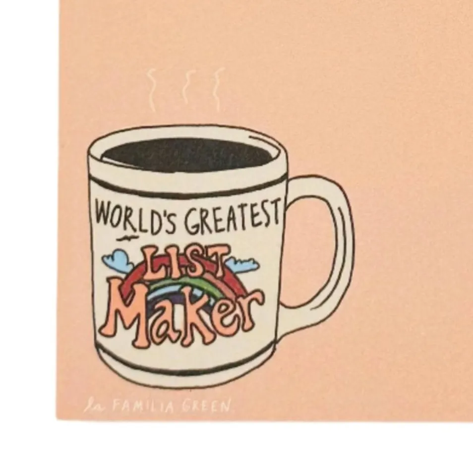 World's Greatest List Maker Notepad