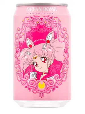 YHB Ocean Bomb & Sailor Moon - lychee Flavour Sparkling Water 330ml