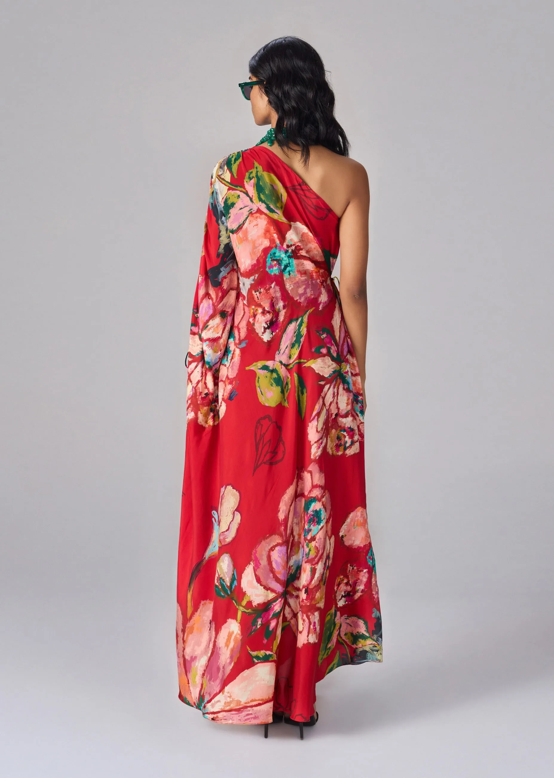 Ziana red kaftan