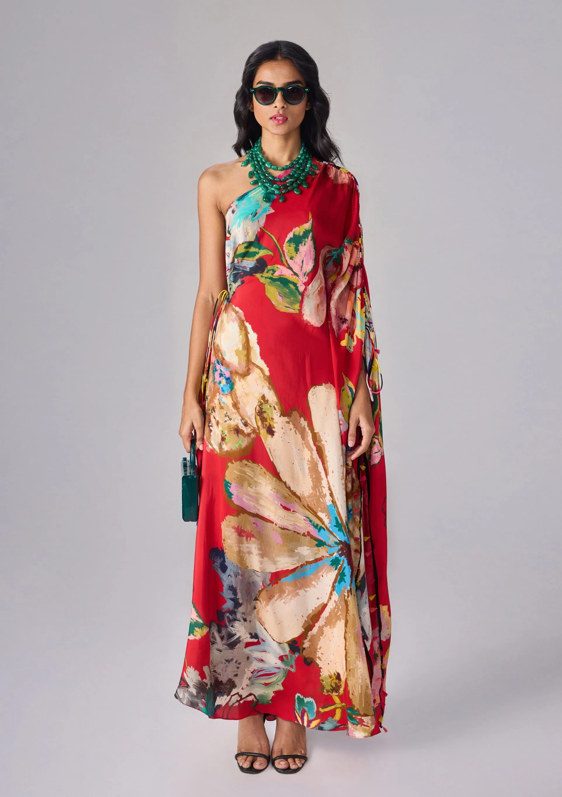 Ziana red kaftan